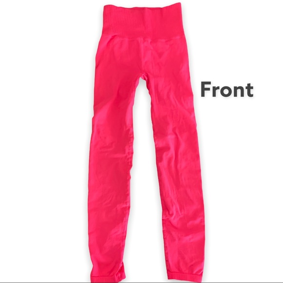 ✨New Free People Movement Good Karma Leggings in Tropical Pink- XS/S - Picture 5 of 11